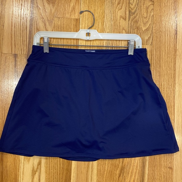 Lands’ End Tummy Control Swim Skirt, UPF 50, Deep Sea Navy, Size 8 regular - Picture 1 of 4